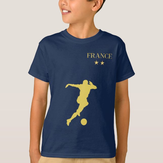 Personlig Frankrike Ocer T Shirt (Framsida)