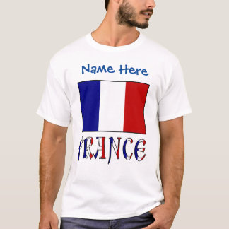 Personlig Frankrikes Flagga Kulturarv Herrar T Shirt