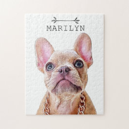 Personlig Fransk Bulldog | Cute Frenchie Pussel