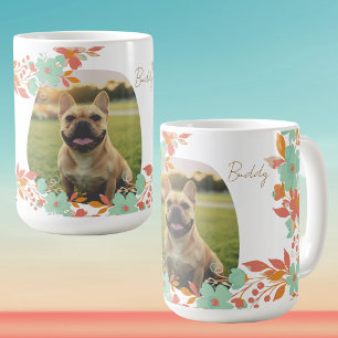 Personlig fransk Bulldog Foto & Namn Frenchie Kaffemugg