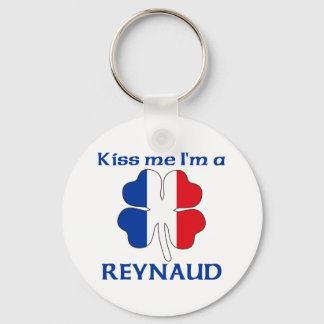 Personlig Fransk Kiss Me jag är Reynaud Nyckelring