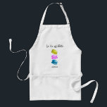 Personlig Fransk Macaron Watercolor Baker Förkläde<br><div class="desc">Anpassa en åt dig själv eller skapa dem för en bakande party-gåva. Hur som helst kan du njuta av att ha en egen anpassningsbar-apron för bakning med min fransk macaron art och ord "La Vie est Belle" i en modern typsnittstyp. Chic och elegant, modern och tankfull. Rosa, gult och blåmakaron...</div>