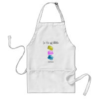 Personlig Fransk Macaron Watercolor Baker