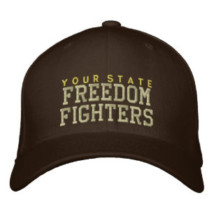 Personlig Freedom Fighters Embroiderade Hat Broderad Keps