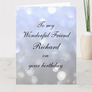 Personlig Friend Birthday Kort