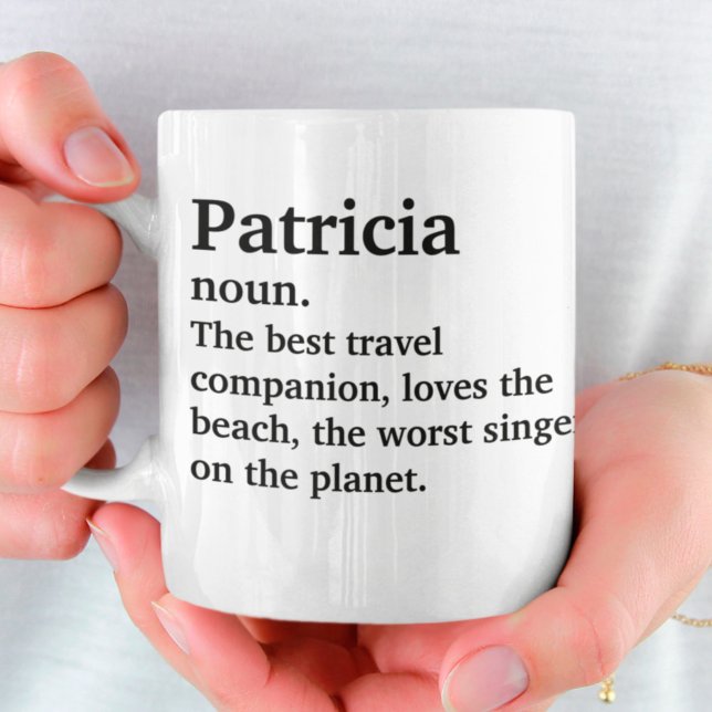 Personlig Friend Namn med funny definition Kaffemugg (Skapare uppladdad)