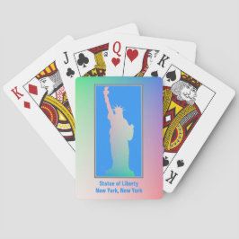 Personlig Frihetsgudinnan New York Rainbow Casinokort