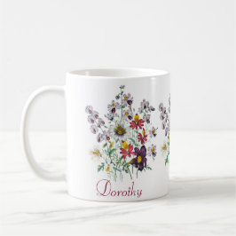 Personlig Fringeflowers/Velvet Trumpet Flowers Kaffemugg