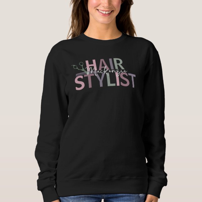 Personlig frisör t shirt (Framsida)