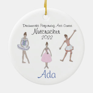 Personlig Fritz/Solider/Flower Nutcracker Julgransprydnad Keramik