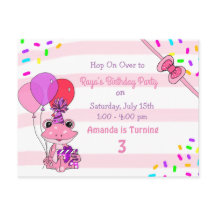 Personlig Frosk Tjej Födelsedagsfest