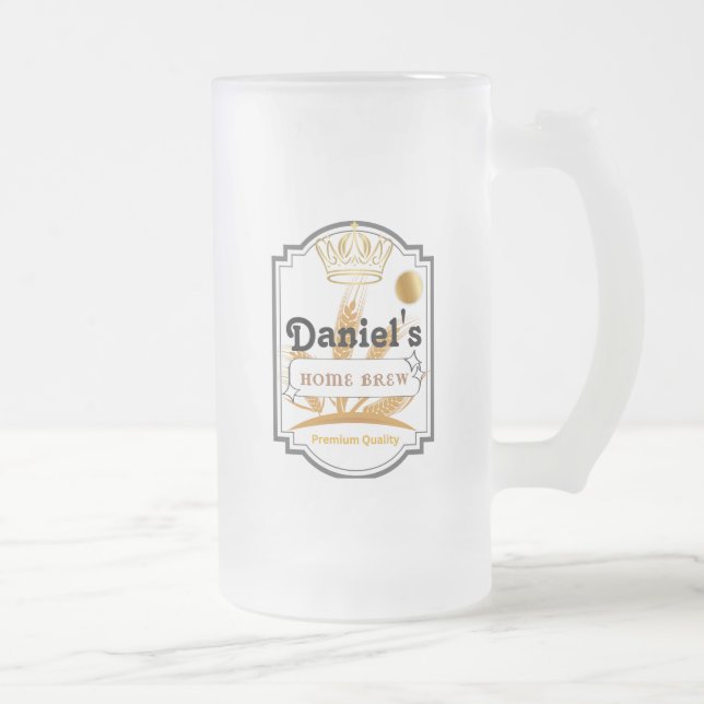Personlig Frosted Beer Mugg (Höger)