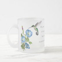 Personlig Frosted Hummingbird Mugg
