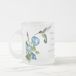 Personlig Frosted Hummingbird Mugg