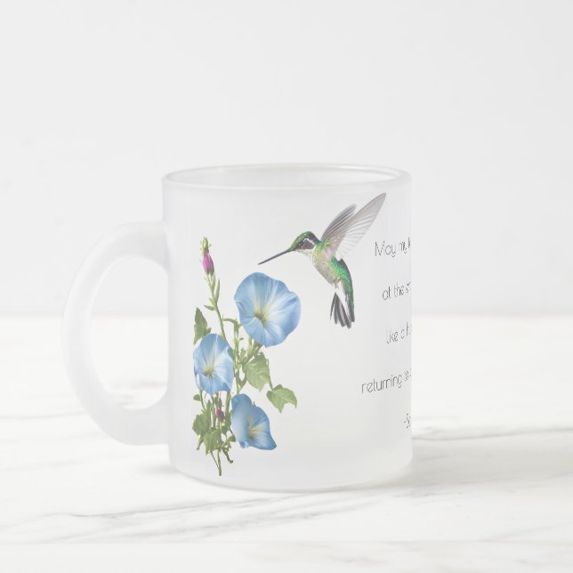 Personlig Frosted Hummingbird Mugg (Vänster)