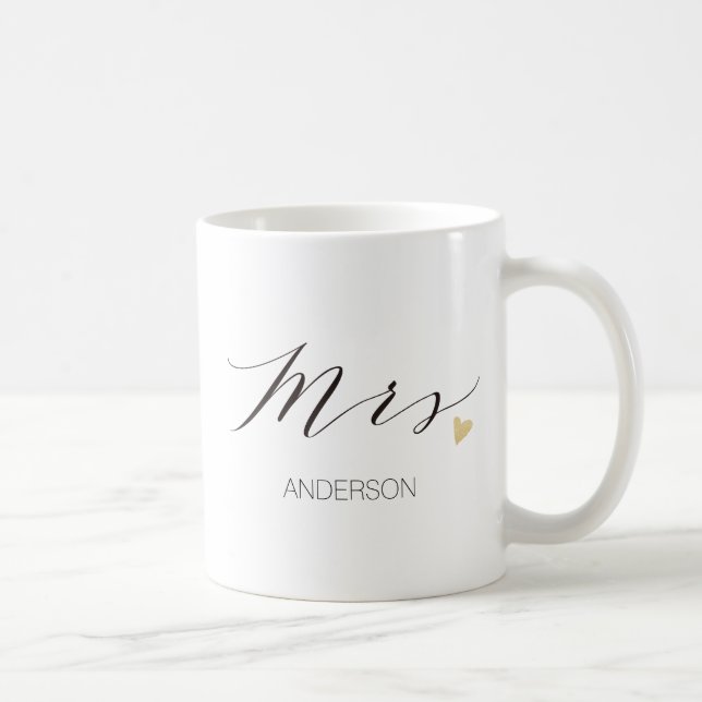 Personlig fru Framtida fru 3 Kaffemugg (Höger)
