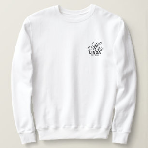 Personlig Fru med namn, Förlovning, brud T Shirt
