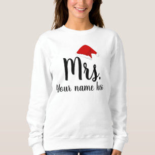Personlig Fru Santa Sweatshirt T Shirt