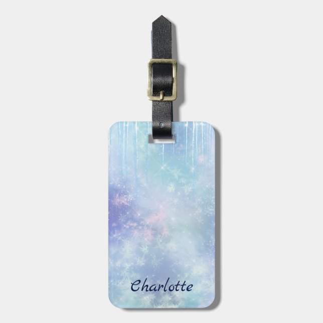 Personlig Frysta artiklar Bagagebricka (Vertikal Framsida)