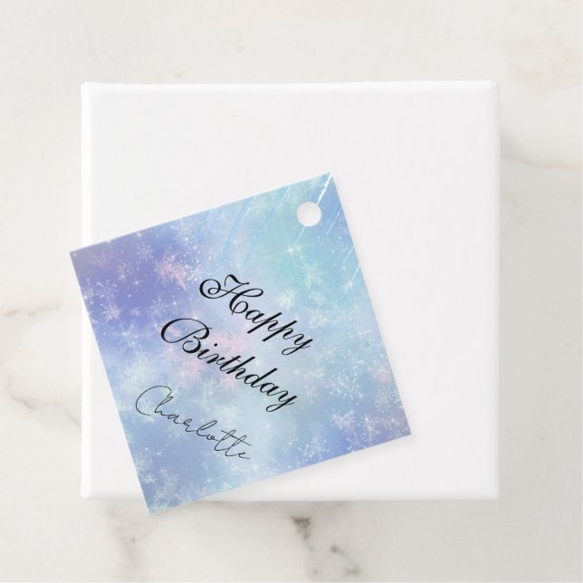 Personlig Frysta artiklar Gåvor Etiketter (På plats)