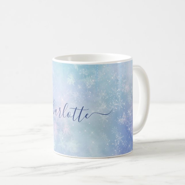 Personlig Frysta artiklar Kaffemugg (Framsida höger)