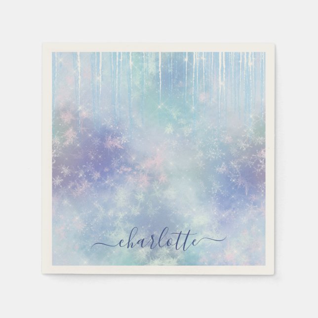 Personlig Frysta artiklar Pappersservett (Framsidan)