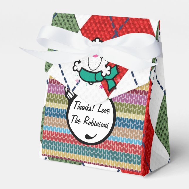 Personlig ful jultröja fest presentaskar (Framsidan Sidan)