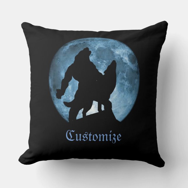 Personlig Full Moon Weregger Kudde (Framsida)