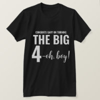 Personlig Funny 40th Milestone Birthday T-Shirt