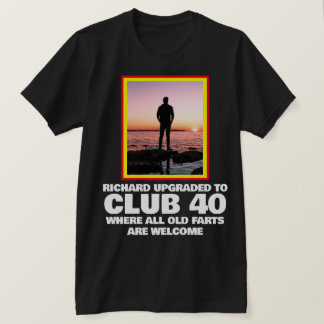 Personlig Funny 40th Milestone Birthday T-Shirt