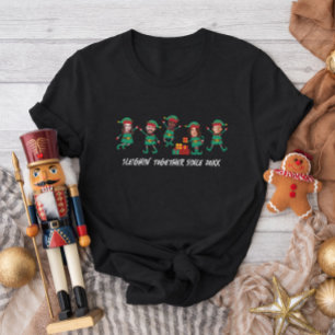 Personlig Funny Ansikte Photo jul Elf T Shirt