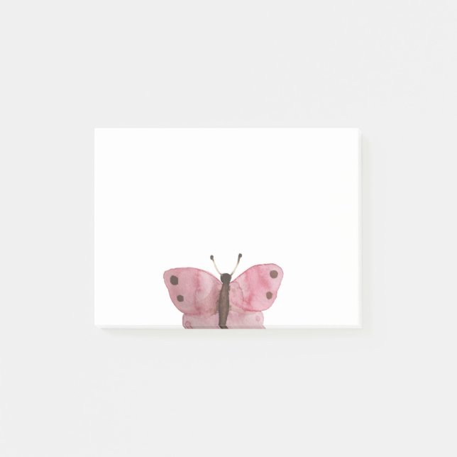 Personlig Funny Butterfly Tecknad Post-it Block (Framsida)
