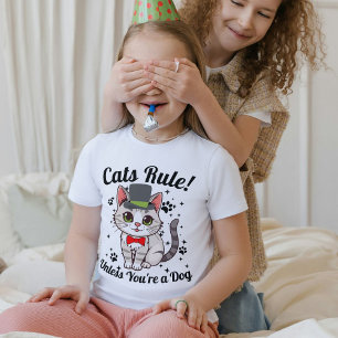 Personlig Funny Cat Pet Animal Quote Cute Girls T Shirt