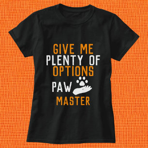 Personlig Funny Cat Pet Quote Cute Women Black T Shirt