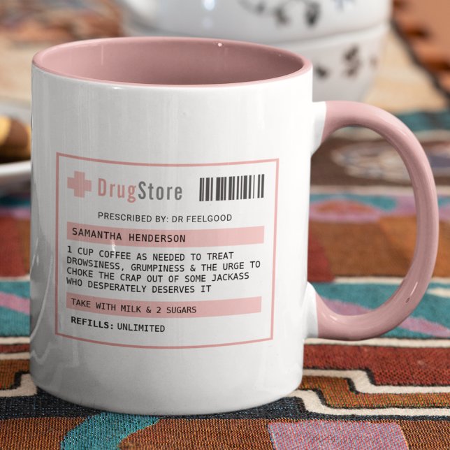Personlig Funny Coffee/Tea-recept Mugg (Skapare uppladdad)