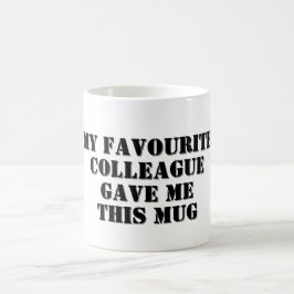 Personlig Funny Colleague Gift Secret Santa Kaffemugg