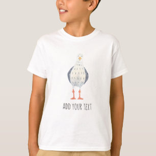 Personlig Funny Fiskmås T Shirt