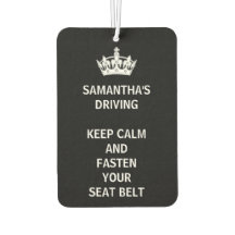 Personlig Funny Girly Behålla Lugn Black