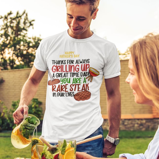 Personlig Funny Grill Chef pappa T Shirt (Skapare uppladdad)