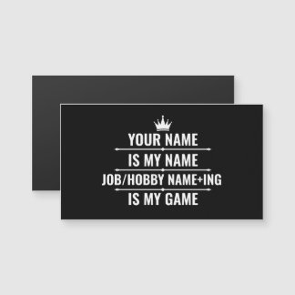 Personlig Funny Job och Hobby Namn