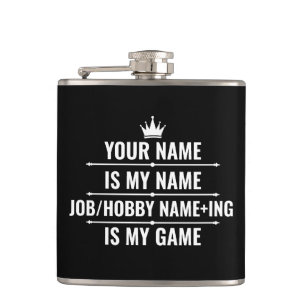 Personlig Funny Job och Hobby Namn Fickplunta
