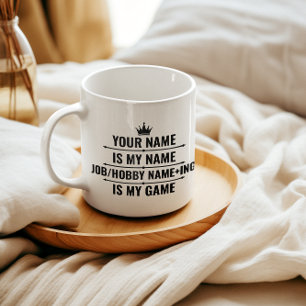Personlig Funny Job och Hobby Namn Kaffemugg