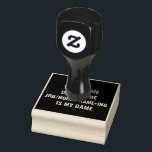 Personlig Funny Job och Hobby Namn Stämpel<br><div class="desc">Personlig Job och Hobby Namn-designen kan vara en underbar gåva till din vän eller familjemedlem,  eller så kan du använda den själv för att visa kärlek och passion om din Hobby eller ditt jobb.</div>