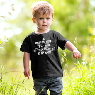 Personlig Funny Job och Hobby Namn T Shirt