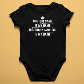 Personlig Funny Job och Hobby Namn T Shirt