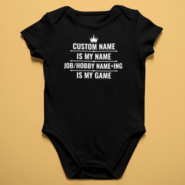 Personlig Funny Job och Hobby Namn T Shirt (Skapare uppladdad)