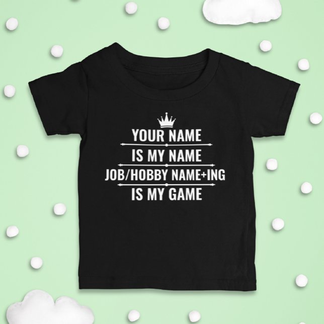 Personlig Funny Job och Hobby Namn T Shirt (Skapare uppladdad)