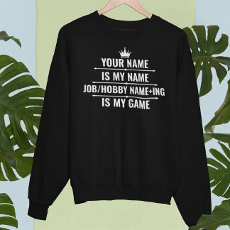 Personlig Funny Job och Hobby Namn T Shirt
