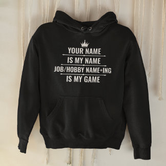 Personlig Funny Job och Hobby Namn T Shirt