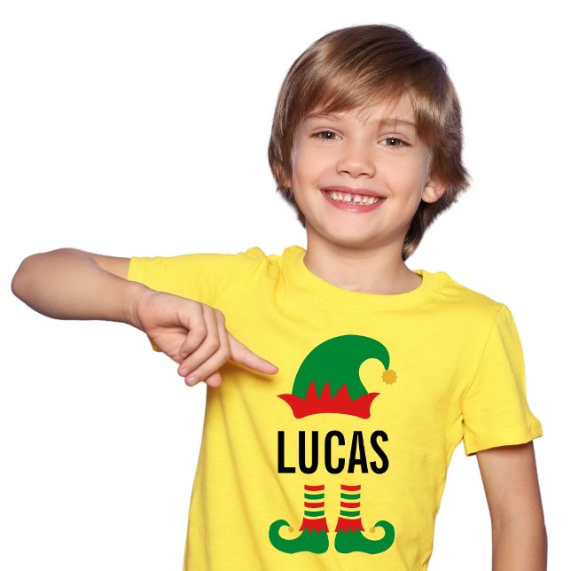 Personlig Funny jul Elf T Shirt (Skapare uppladdad)